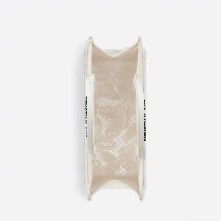 Cheap Butterfly Dior Canvas D-Lace Book Tote White Motif 0519 Luxury